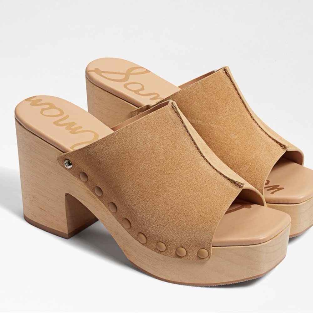 SAM EDELMAN Josselyn Open Toed Clogs 7.5 EUC